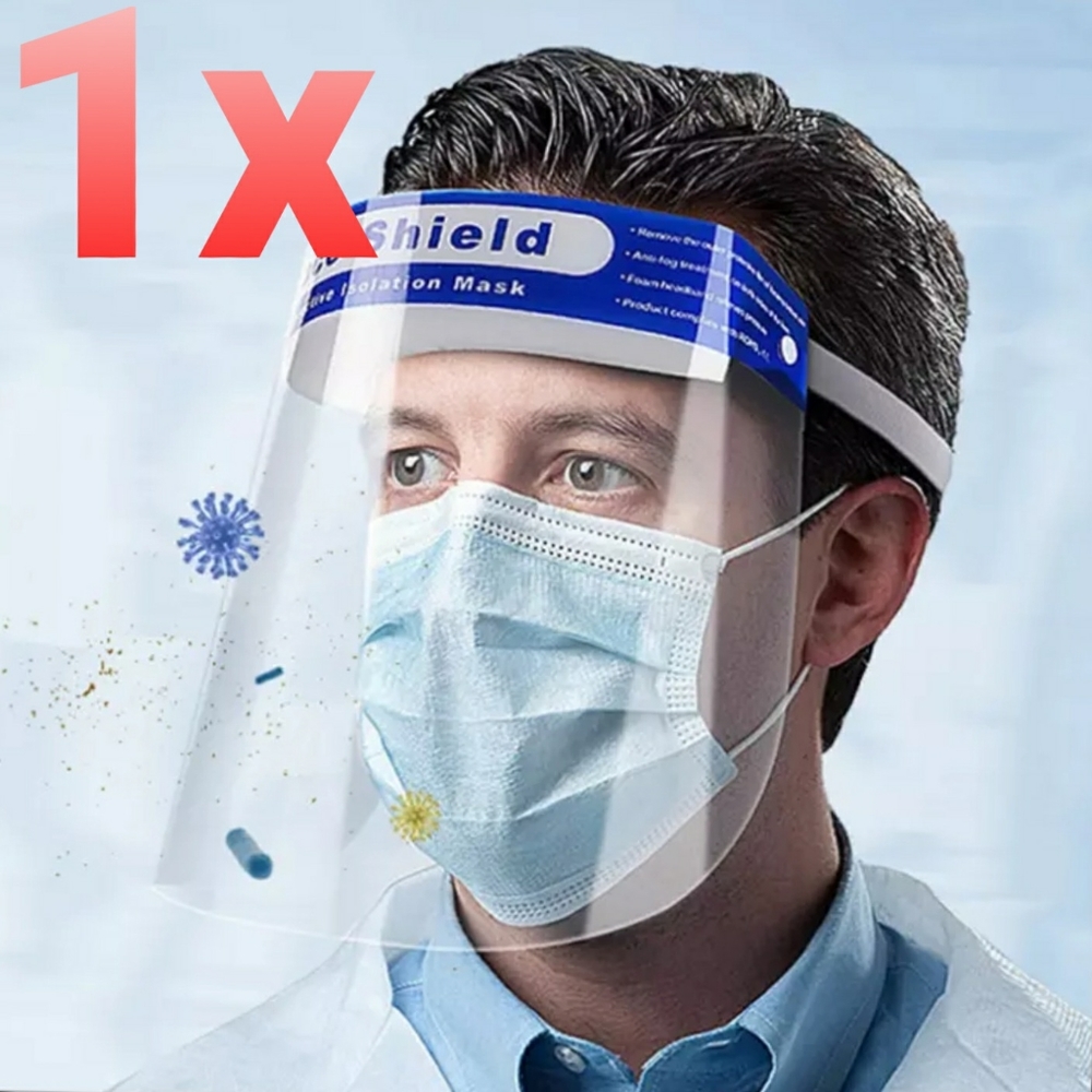 Face shield clear protective mask anti bacterial